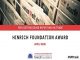 Hinrich Foundation, Trade reporting award