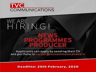 TVC news programme producer