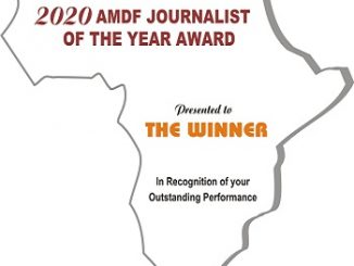 AMDF 2020 Journalist of the Year Award