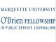 Apply for O'Brien Fellowship in public service journalism