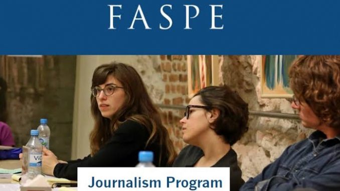 FASPE Journalism Fellowship
