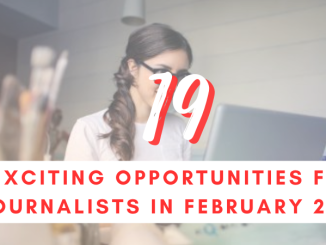 19 media opportunities to apply for this February