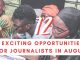 Apply for these 12 journalism and media opportunities this August