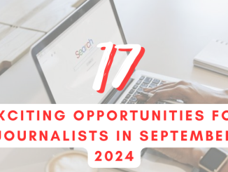 17 journalism and media opportunities closing in September