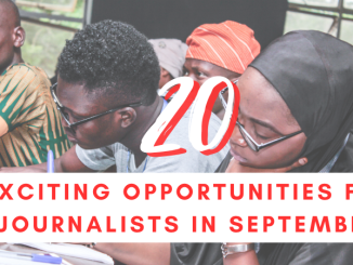 20 exciting opportunities for journalists in September