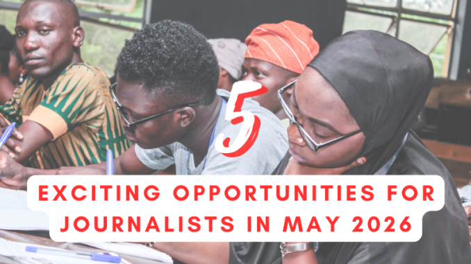 5 media opportunities for journalists in April