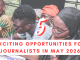 5 media opportunities for journalists in May