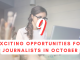 9 journalism opportunities closing in October 2026